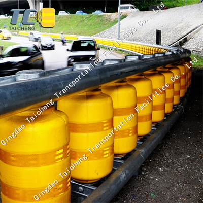kopen Het Elastische Gegalvaniseerde Met een laag bedekte Poeder van EVA Rotating Rolling Guard Barrier online manufacture