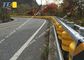 PU EVA Rotating Guardrail Anticollision With Galvanized Highway Crash Barrier