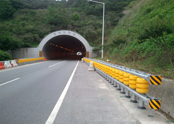 EVA Safety Rolling Barrier With Gegalvaniseerde Straal