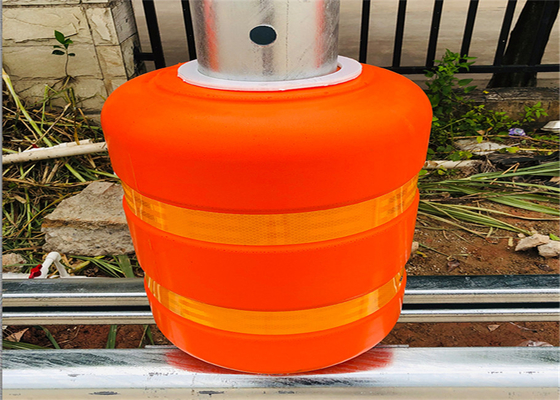 Voor de hand liggende Oranje Rood Oranje EVA Gevuld Roterende Barrel 4 Beam Vangrail