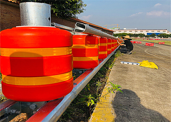 EVA Material Road Rotating Anti-Botsingsemmer met Weerspiegelende Strook