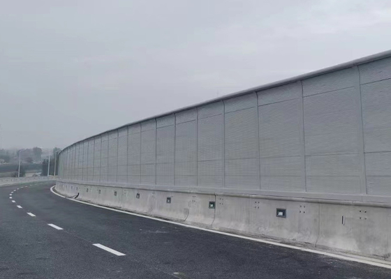 Geluiddichte snelweg geluidsscherm met H-vormige stalen kolommen