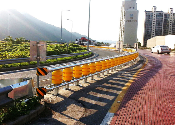 EVA-materiaal wegbescherming verkeersveiligheid Rotary Barrel Roller Barrier