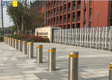 Hydraulische hoofdingang-uitgang bollards 360mm AC220V Elektrostatisch sproeien 3.5s snelheid