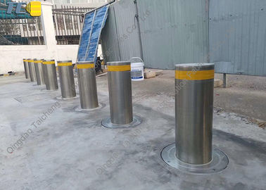 Roestvrij staal IP68 automatische hydraulische bollards 6 mm muur voor toegang / uitgang
