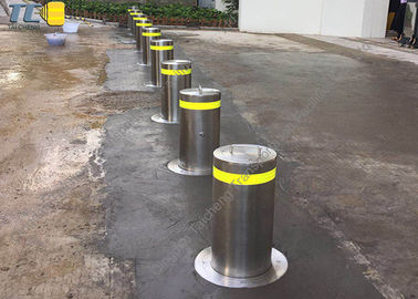 Automatische stalen bollard met 3,5s openingssnelheid IP68 bescherming -40-70°C thermische bescherming