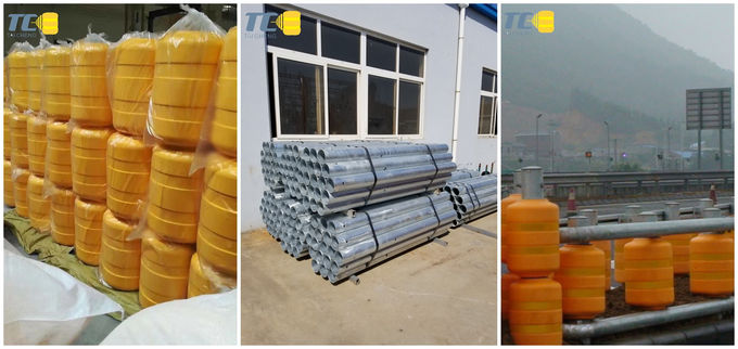 Van de de Rolbarrière van de roestvrij staalstraal de Omheining Hot Dip Galvanized 0